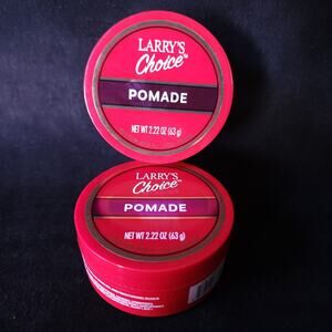 New 2 Pack Larry's Choice Mens Hair Pomade Medium Hold High Shine 2.22 0z Lot